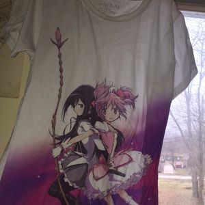 White Anime Tee